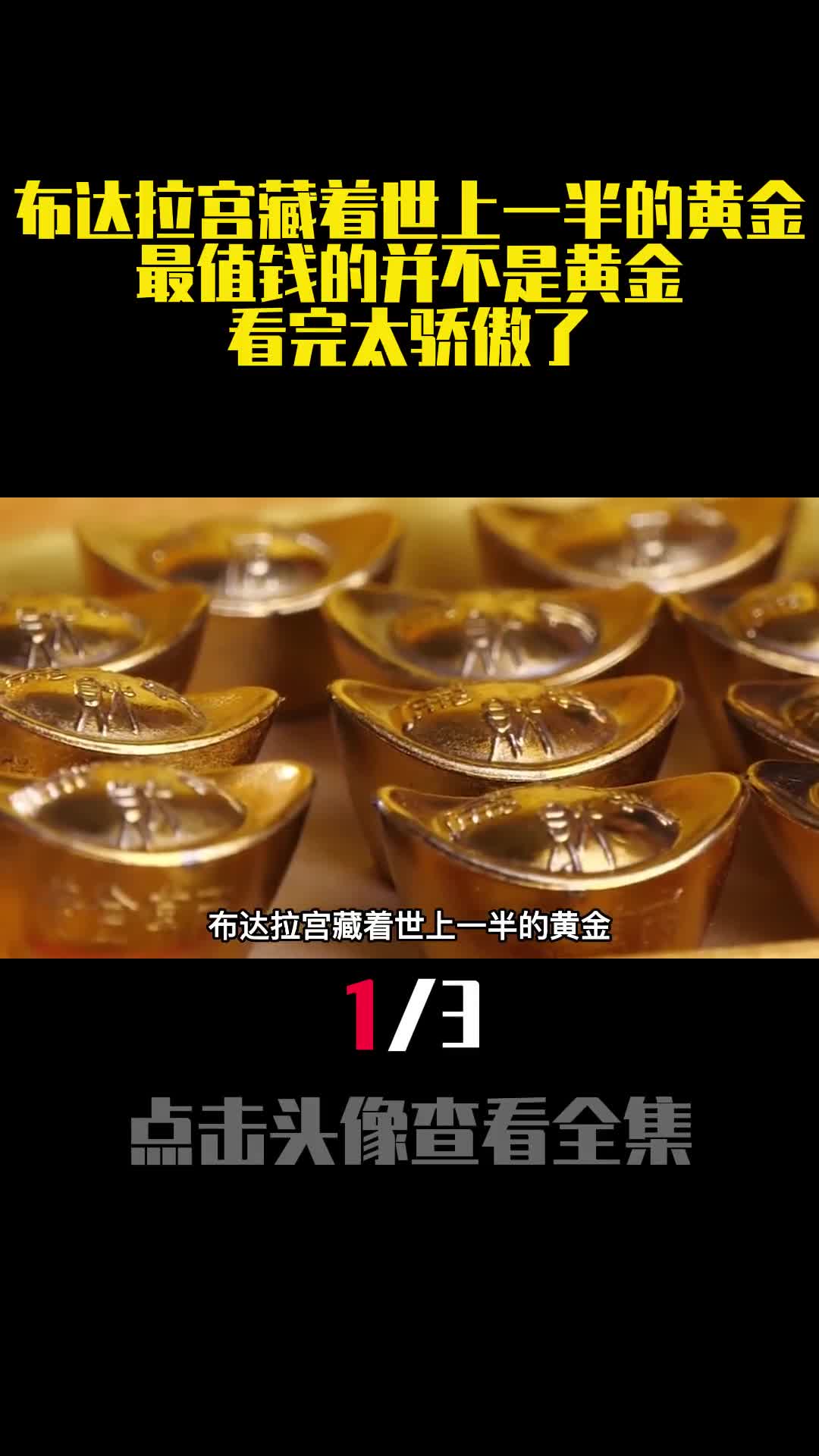 布达拉宫藏着世上一半的黄金最值钱的并不是黄金看完太骄傲了1