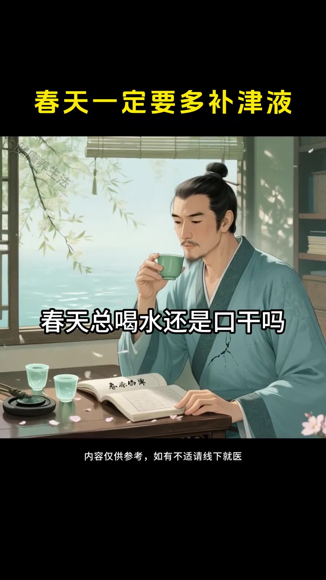 春天一定要多补津液