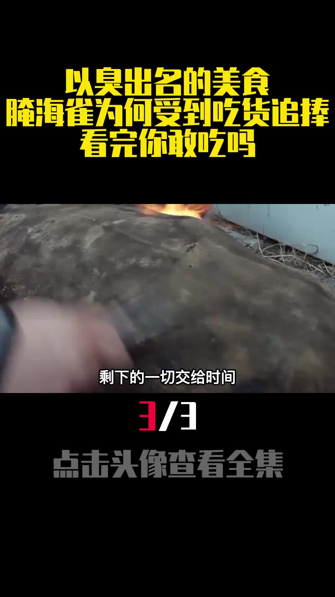 以臭出名的美食腌海雀为何受到吃货追捧看完你敢吃吗3