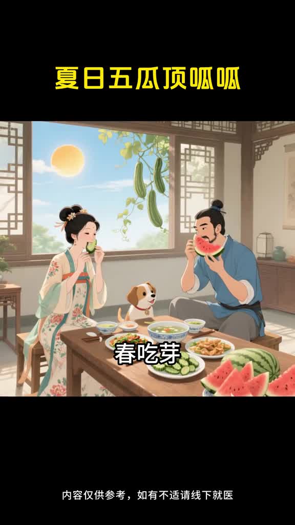 夏日吃五瓜身体顶呱呱夏日必吃的5种瓜你知道是哪几种吗