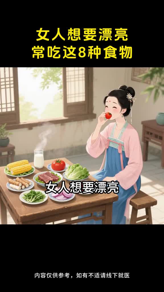 女人想要漂亮建议吃这8种食物