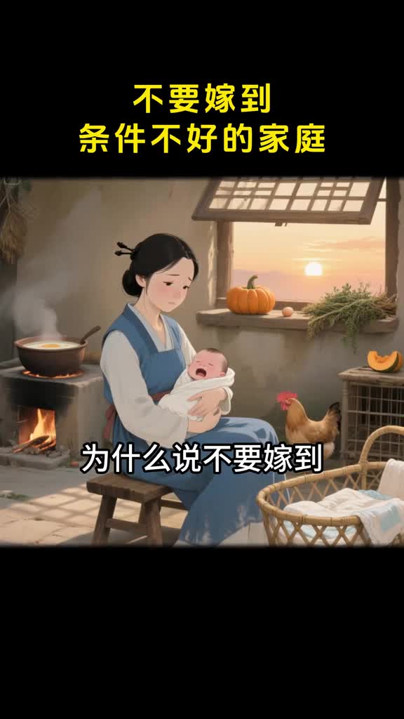 父母为什么不想你嫁穷家庭不是嫌贫是怕你掉进精神穷坑