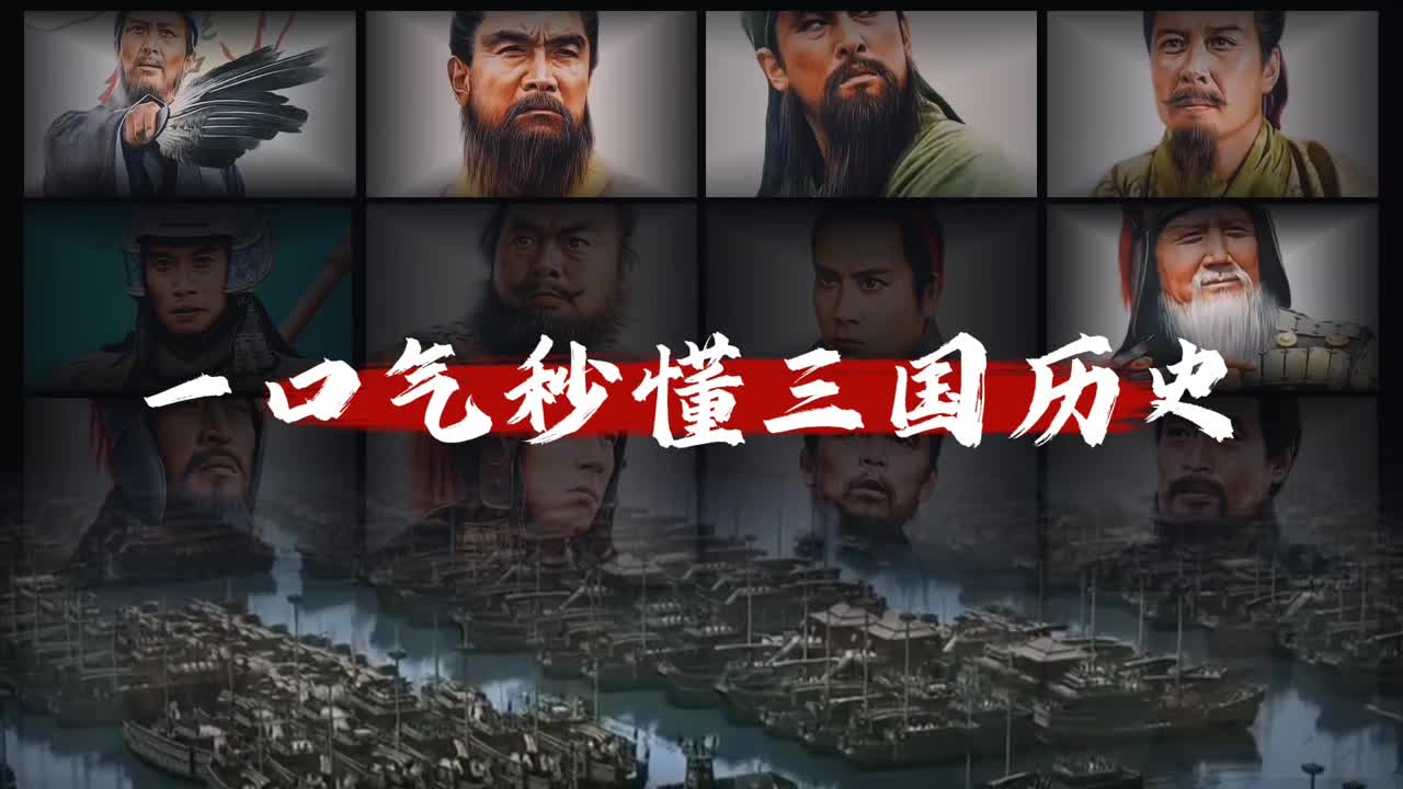 五千字文稿一口气秒懂三国历史从东汉末年到三国鼎立一起看看曹操刘备孙权的一生