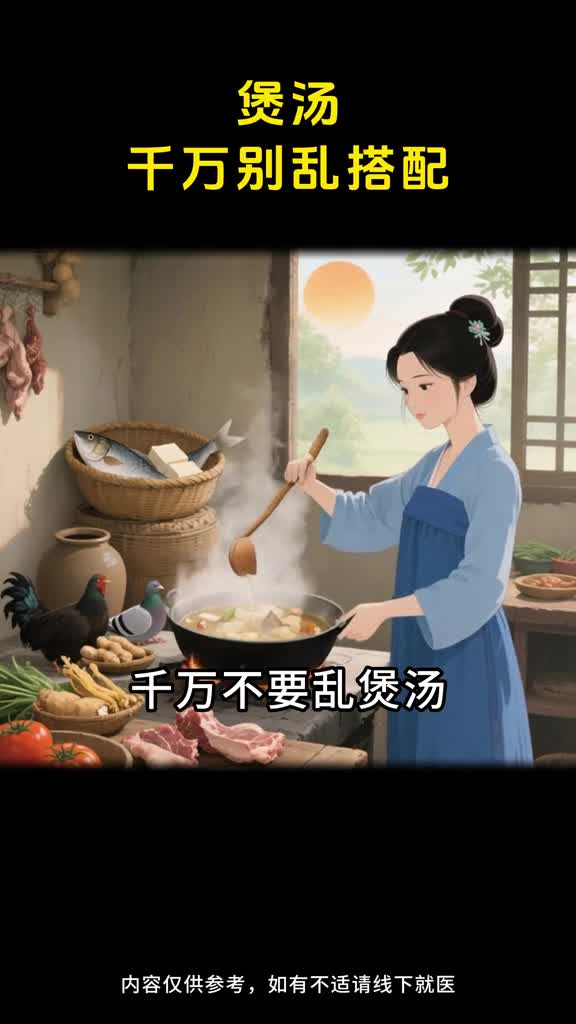 煲汤别乱搭12种经典搭配照着做