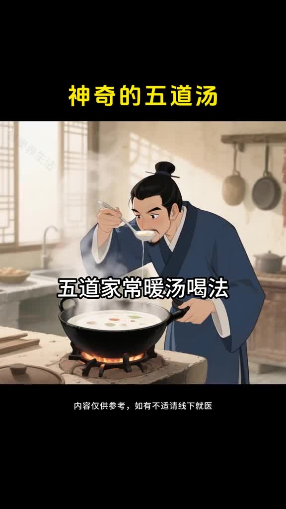 神奇的五道汤照着喝舒服一整年