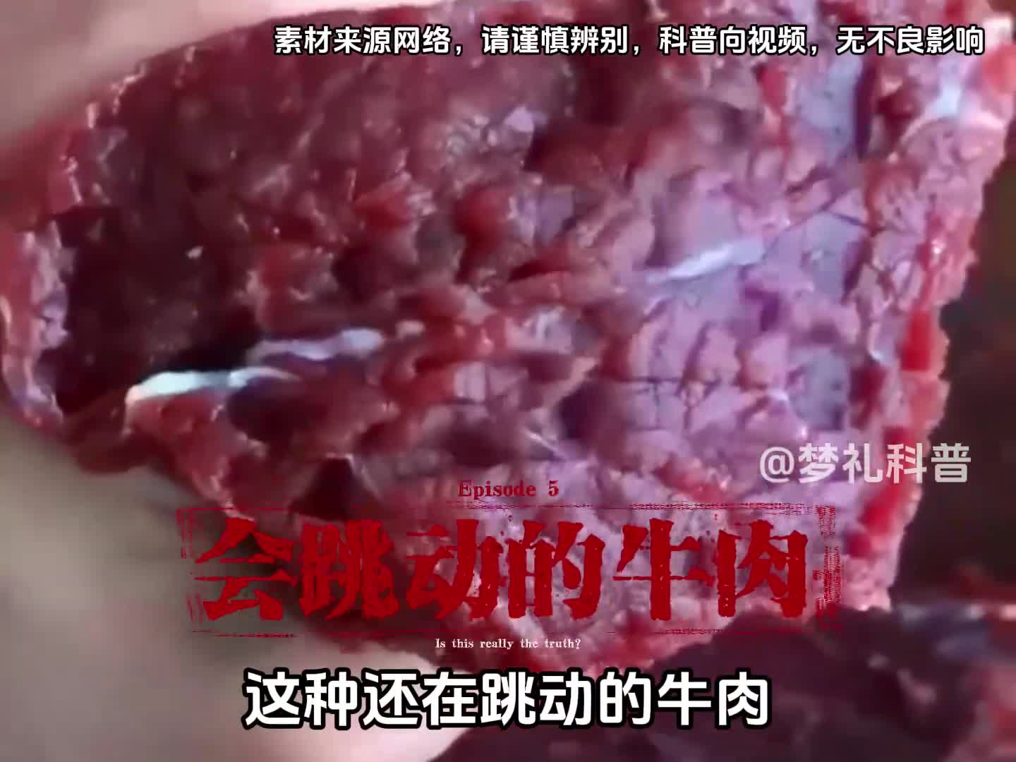 你见过这种会跳动的牛肉吗