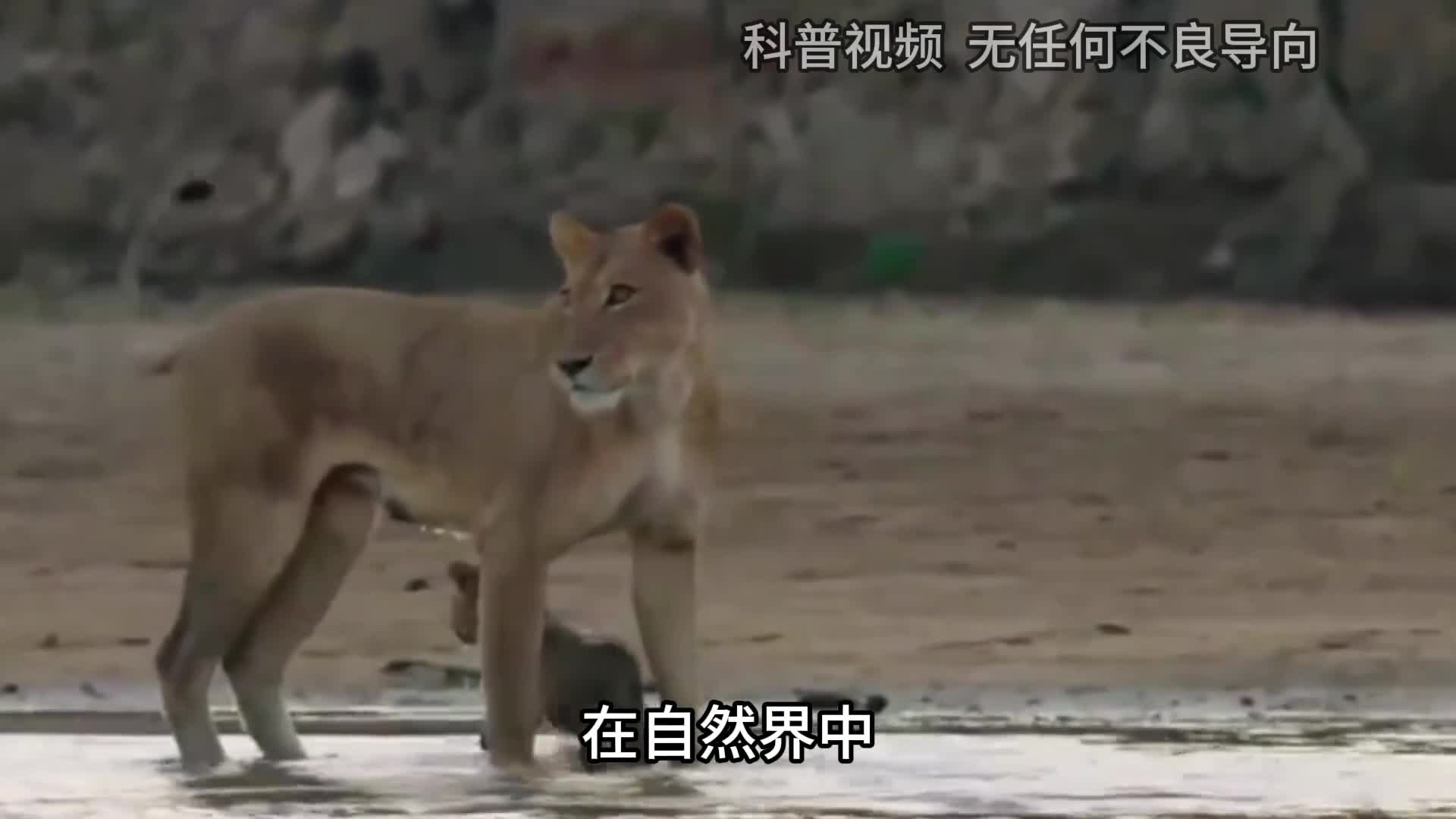 为什么狮子交配时雄狮要死死咬住雌狮的脖子真相让人心酸3