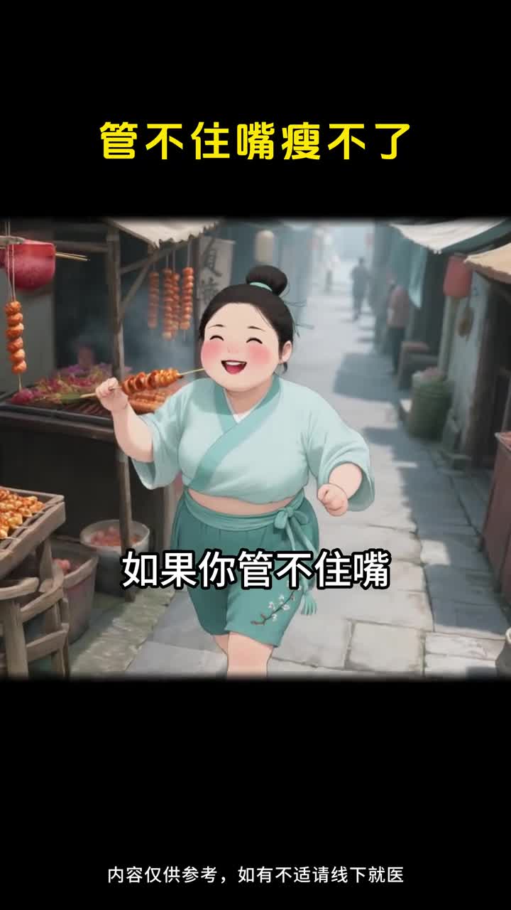 如果你管不住嘴练啥都是花式胖子