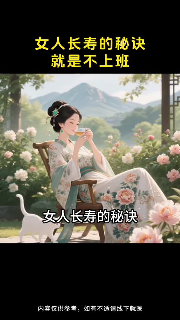 女人长寿的秘诀就是不上班