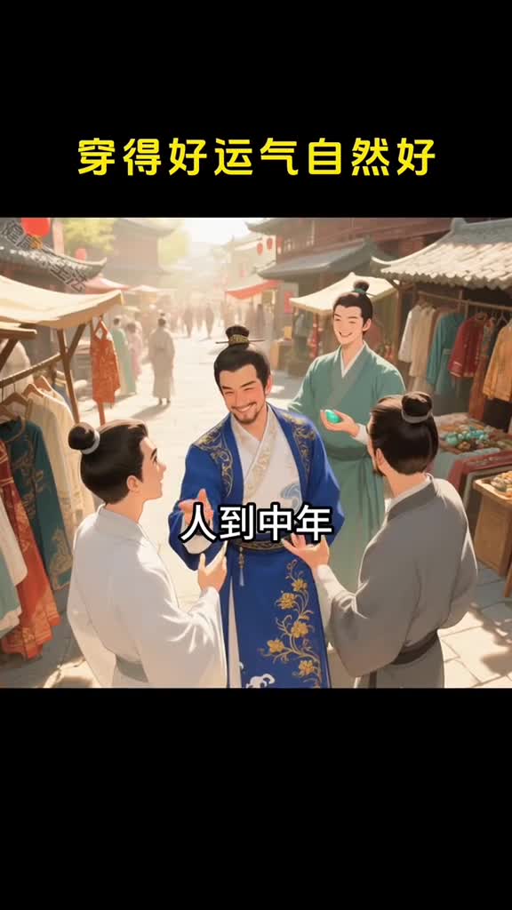 老祖宗说先敬罗衣后敬人穿得体面运气差不了