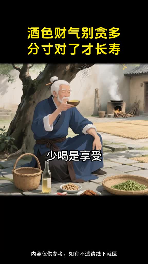 酒色财气别贪多不是神仙命也长