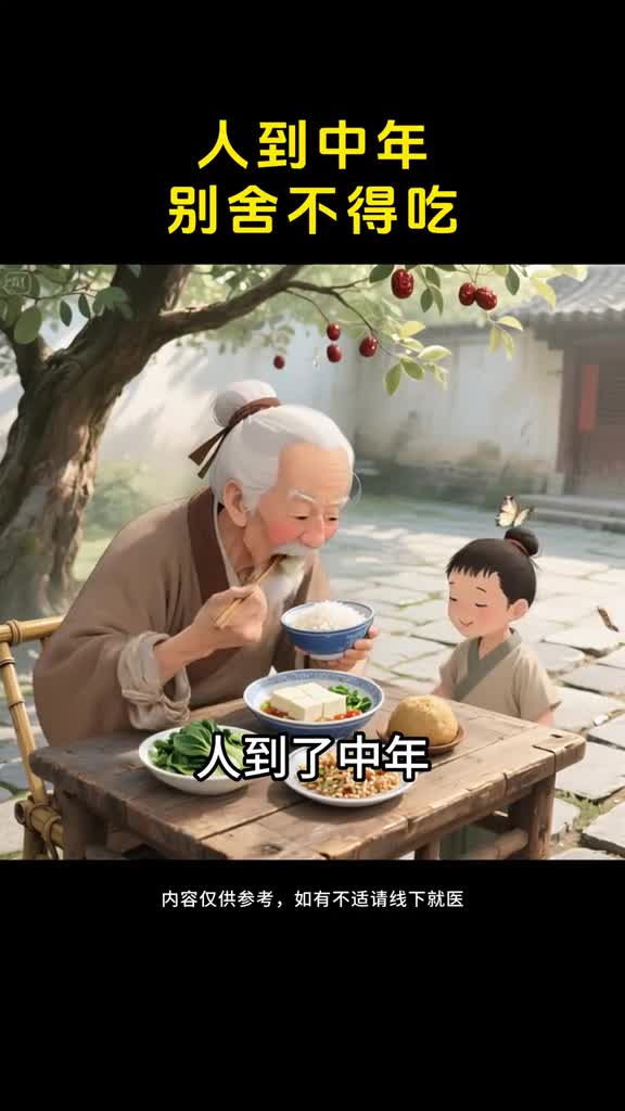 人到中年一定要舍得吃