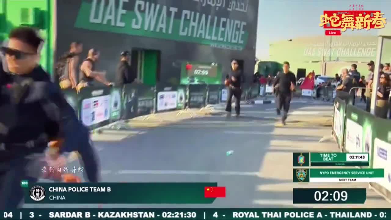 2025年的世界特警大赛上中国特警队逆袭成为最大的黑马