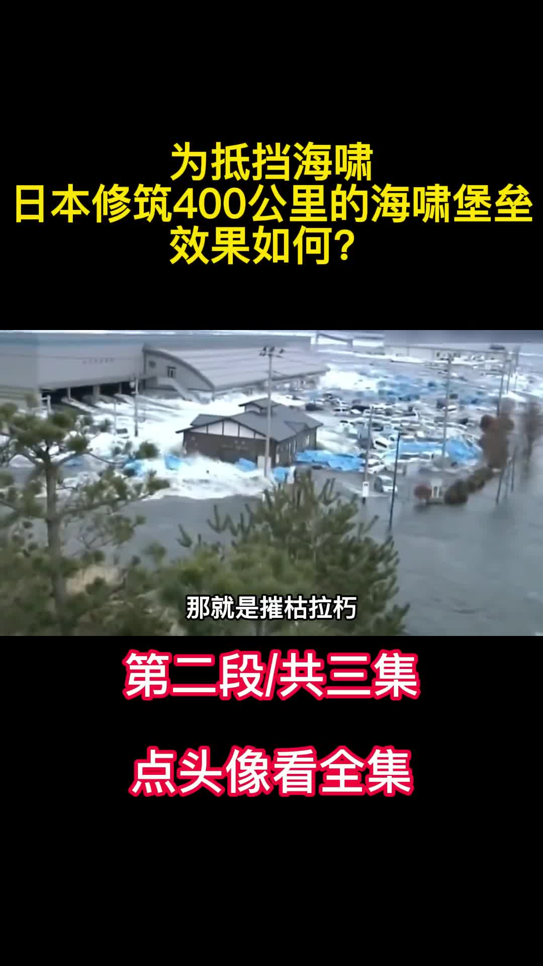 日本胆子太大了为抵挡海啸修筑400公里的海啸堡垒效果如何2