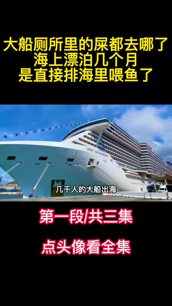 大船厕所里的屎都去哪了海上漂泊几个月是直接排海里喂鱼了1