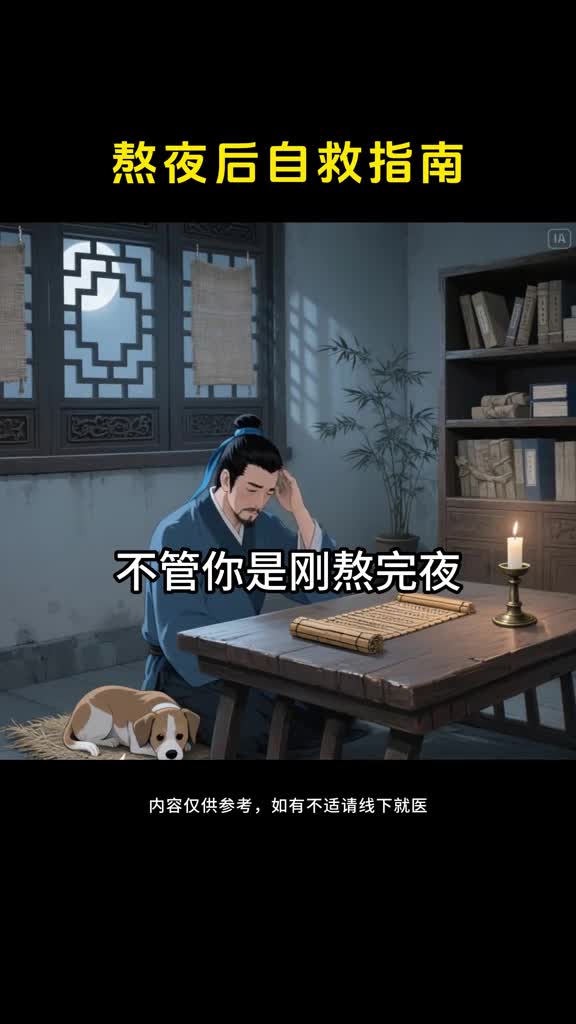 熬夜后自救黄金指南把伤害降到最低