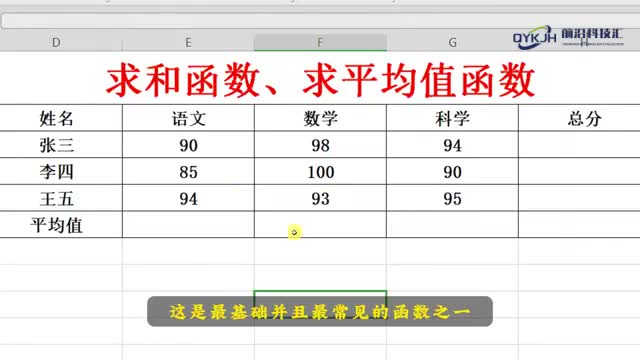 excel函数公式大全
