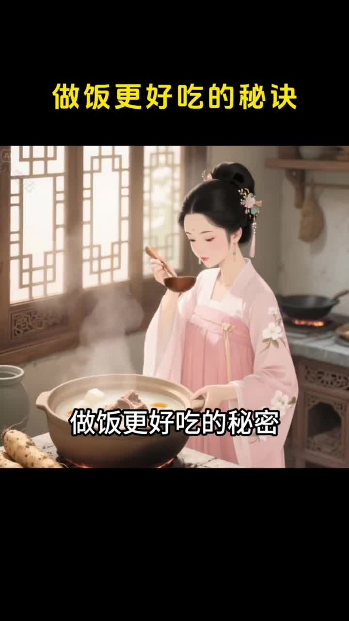 做饭更好吃的秘诀