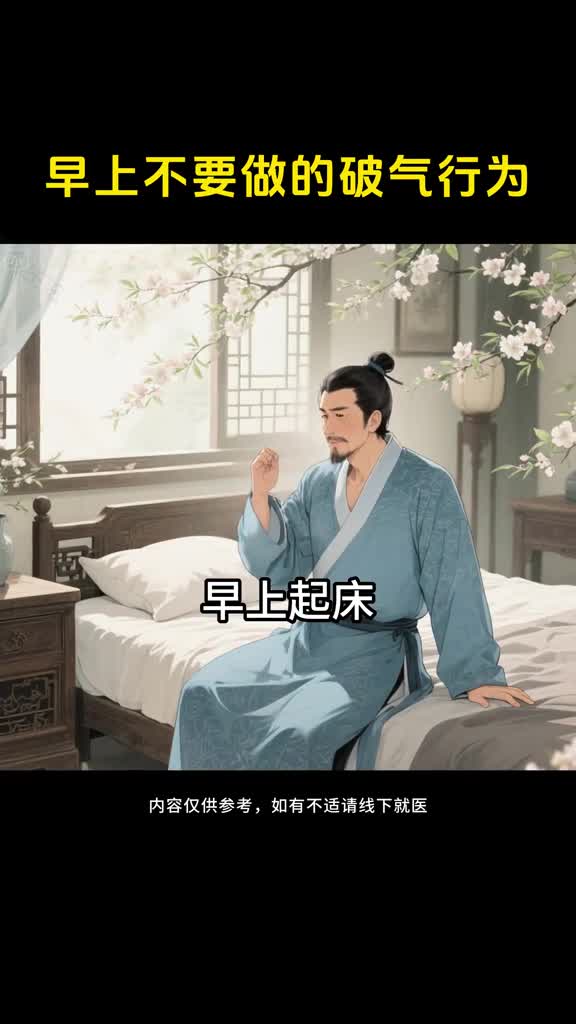 早上千万不要做的破气行为