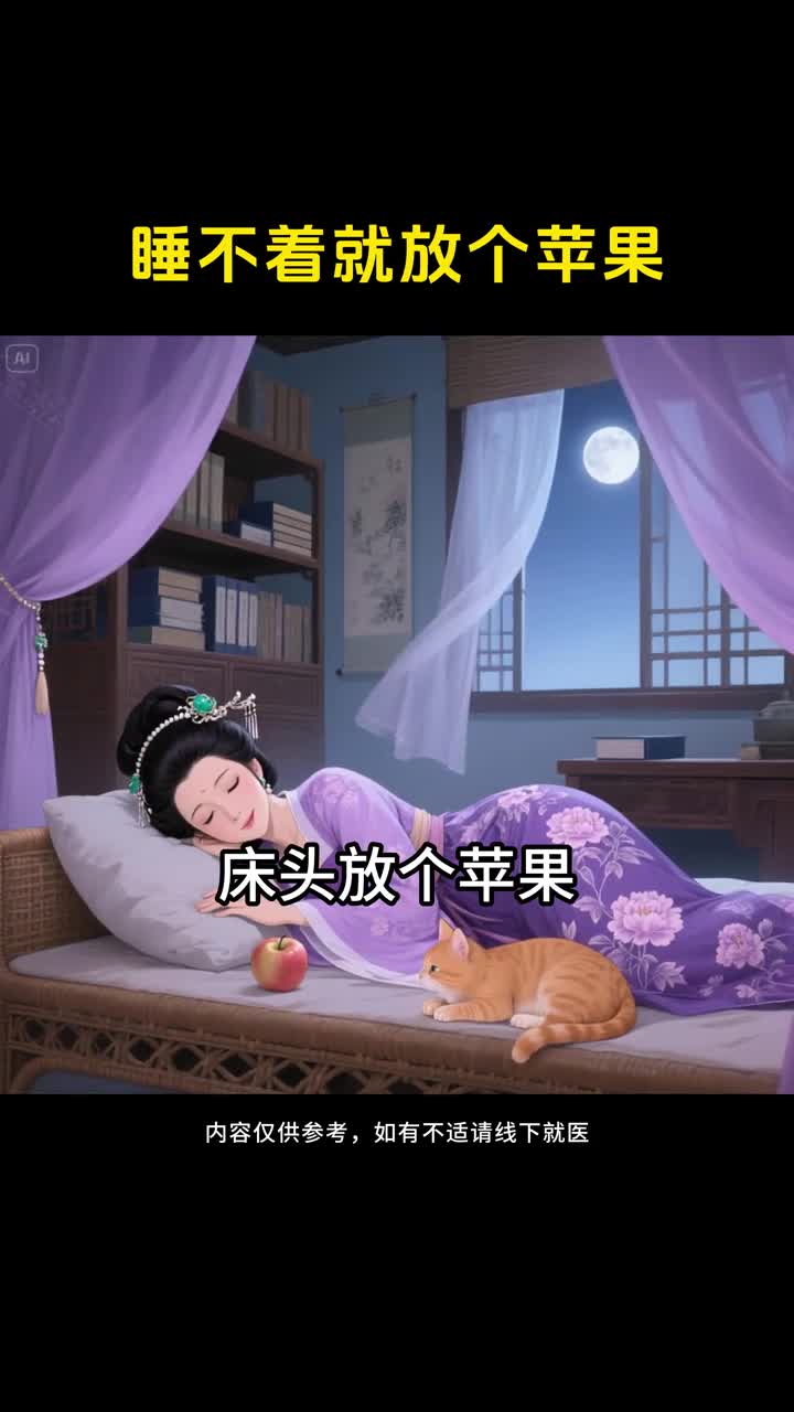 睡不着就放个苹果
