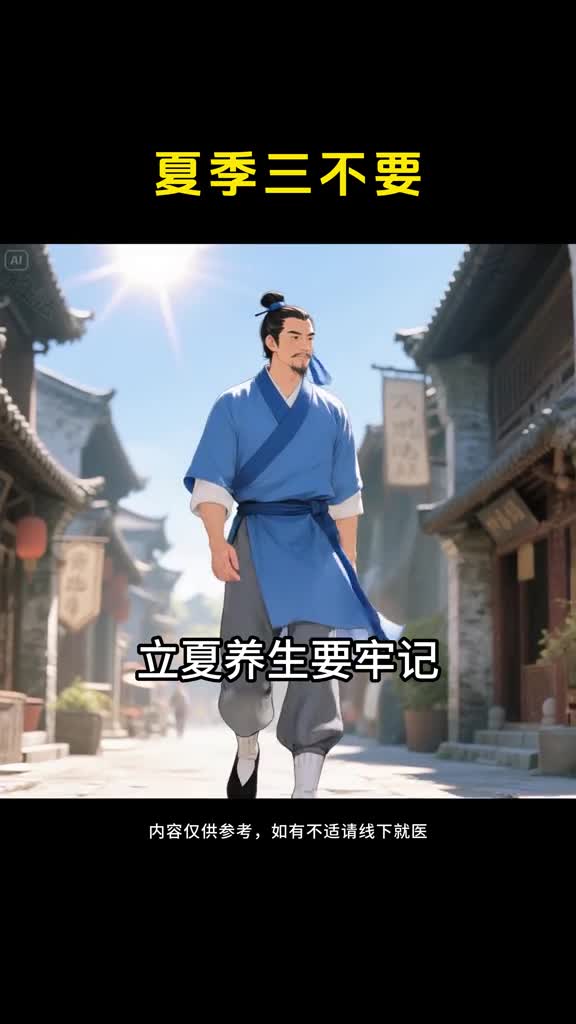 立夏养生要牢记夏季三不要