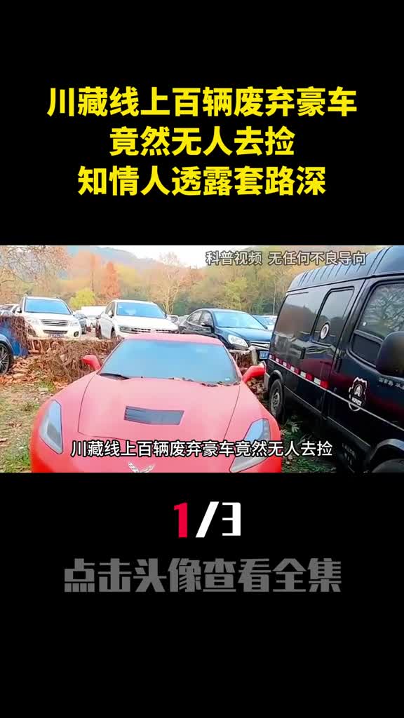 川藏线上百辆废弃豪车竟然无人去捡知情人透露套路深1