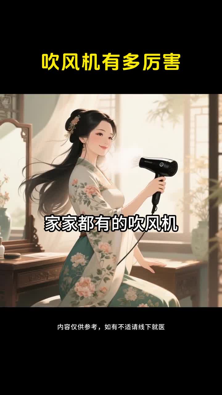 小小的吹风机竟是养生神器