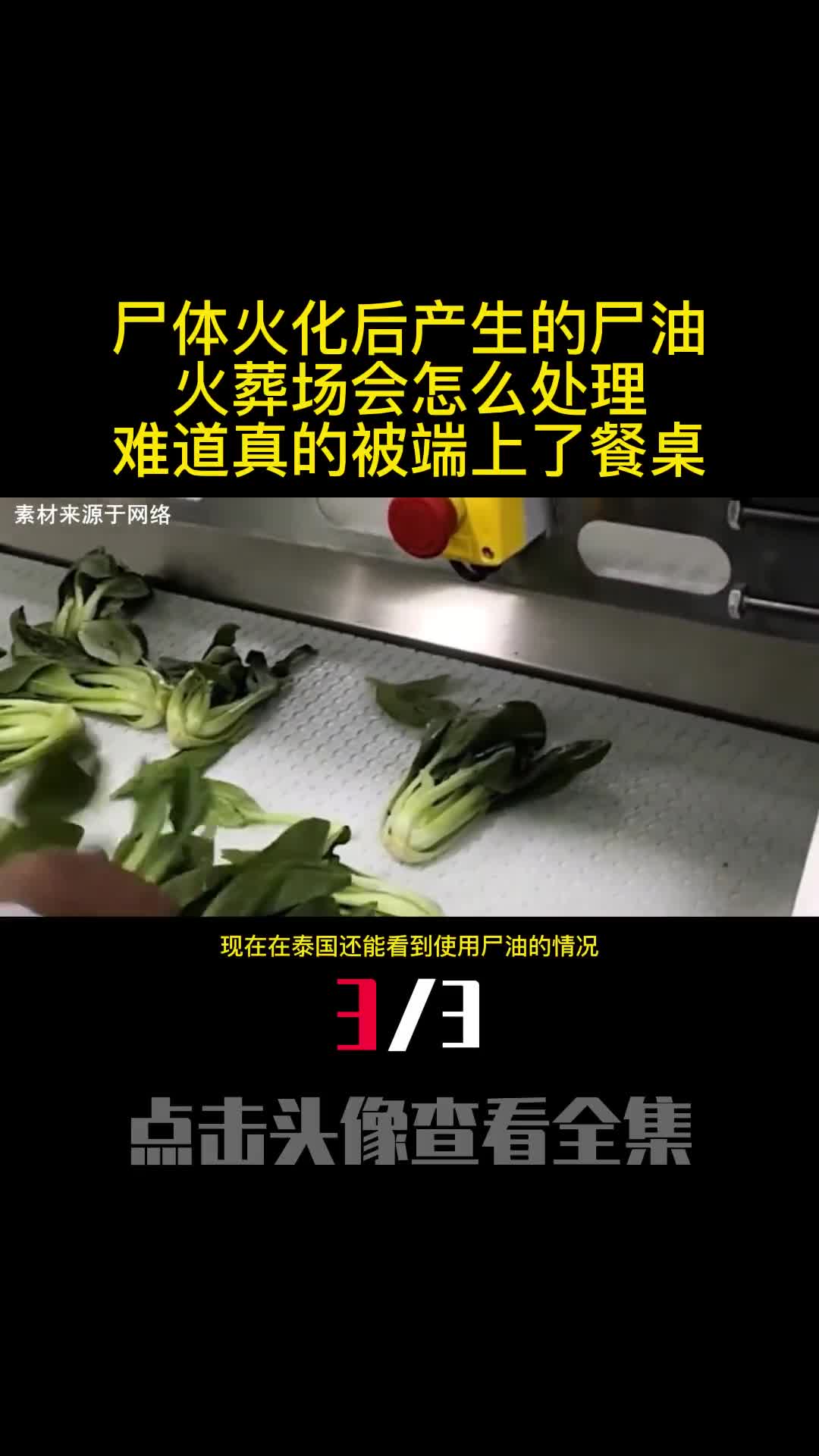 尸体火化后产生的尸油火葬场会怎么处理难道真的被端上了餐桌3