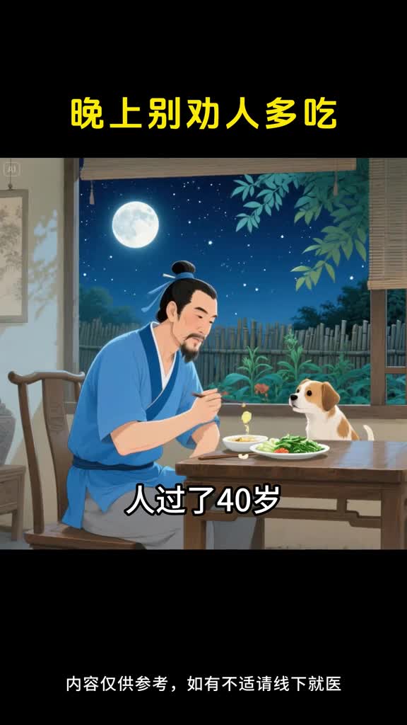 不要劝人晚上多吃