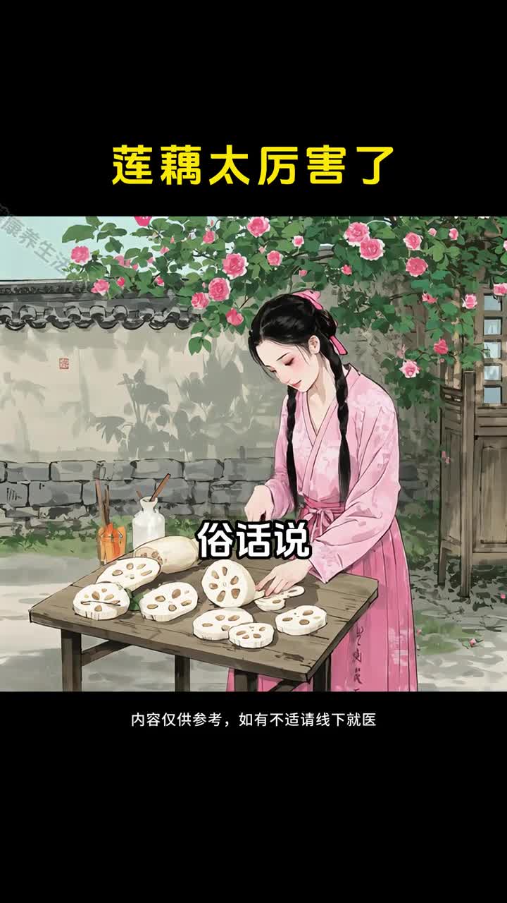 女子不可三日无藕莲藕全身都是宝