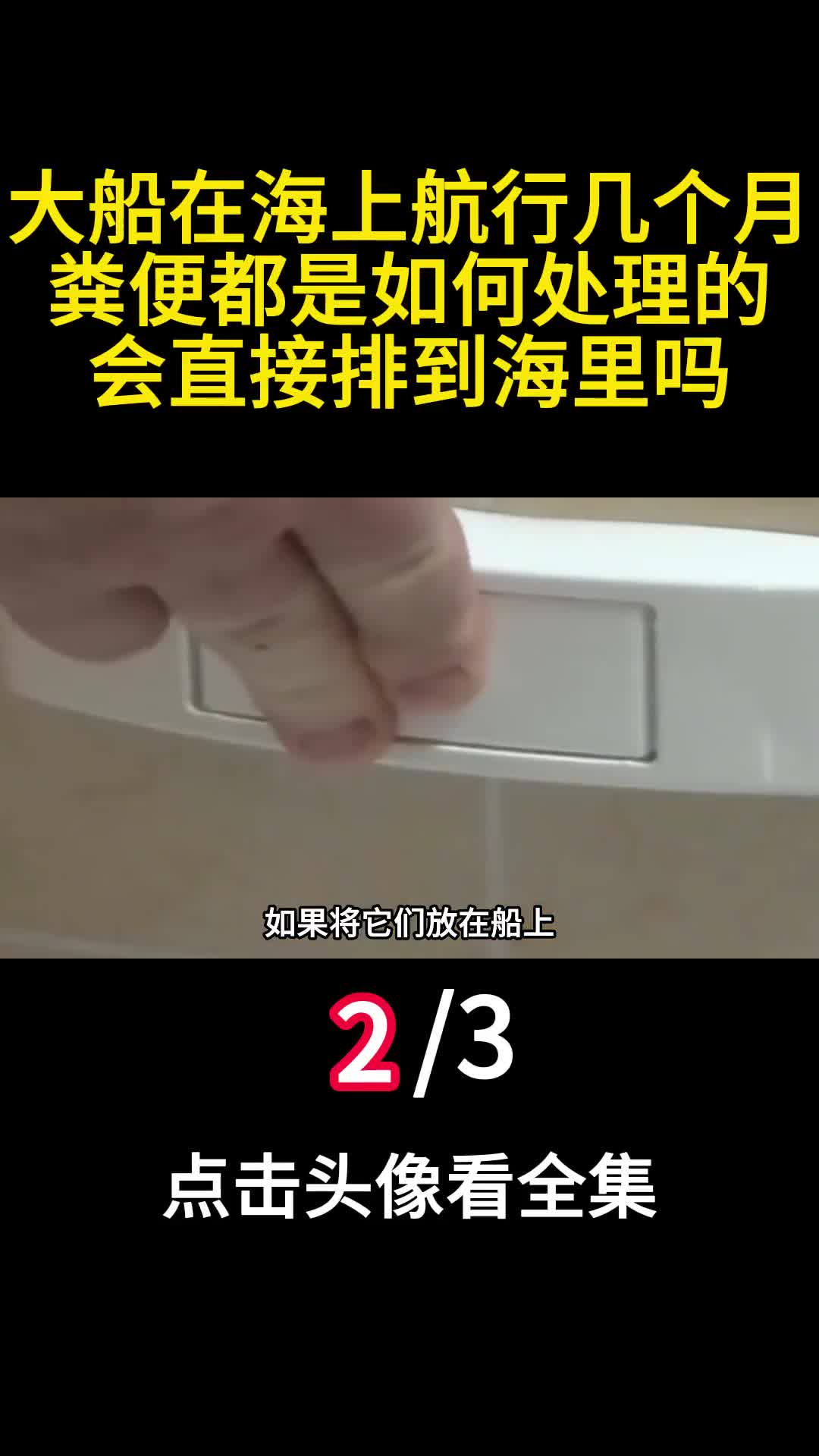 大船在海上航行几个月粪便都是如何处理的会直接排到海里吗2