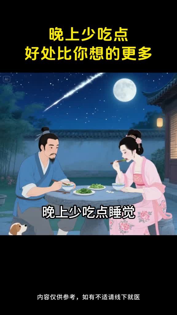 晚上少吃点睡觉3个好处让脾胃轻松睡眠好