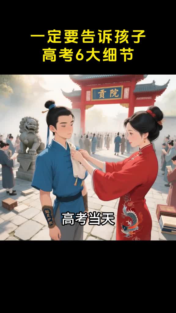 高考6大细节必看规范答题防丢分祝学子们金榜题名旗开得胜马到成功未来可期