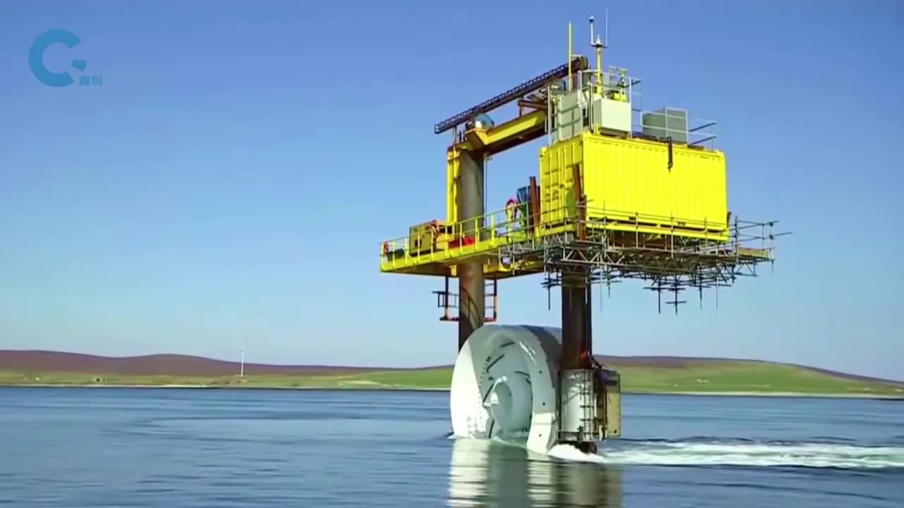 不可思议的涡轮发电机泡进水里就能发电