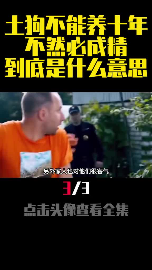 老话说土狗不能养十年不然必成精到底是什么意思3