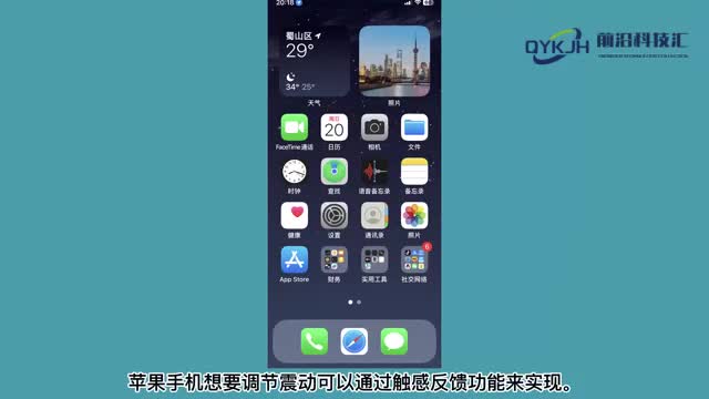 苹果手机震动怎么调