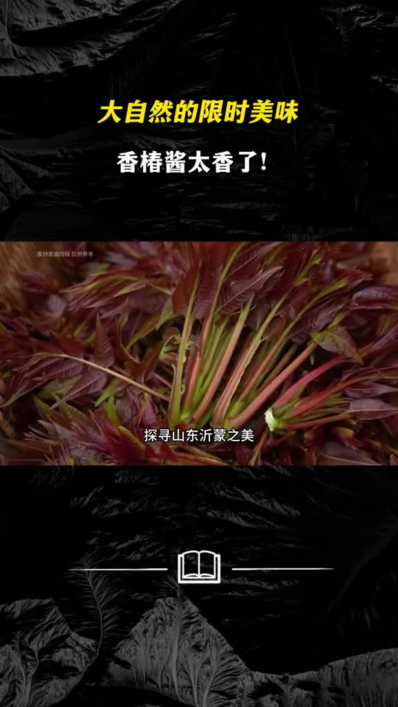 大自然的限时美味山东沂蒙香椿酱太香了