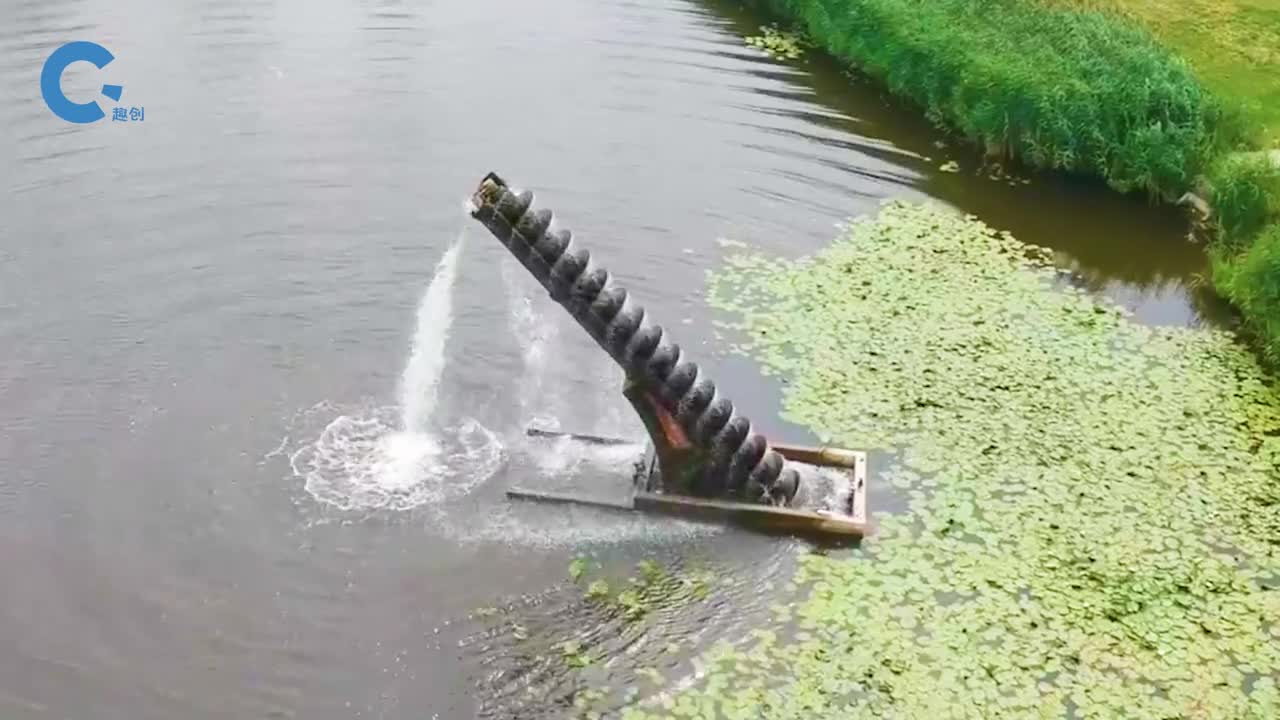 不可思议的阿基米德螺旋泵让水往高处流