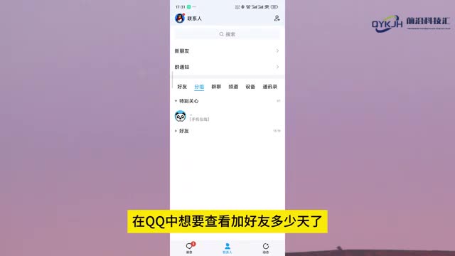qq怎么看加好友多少天
