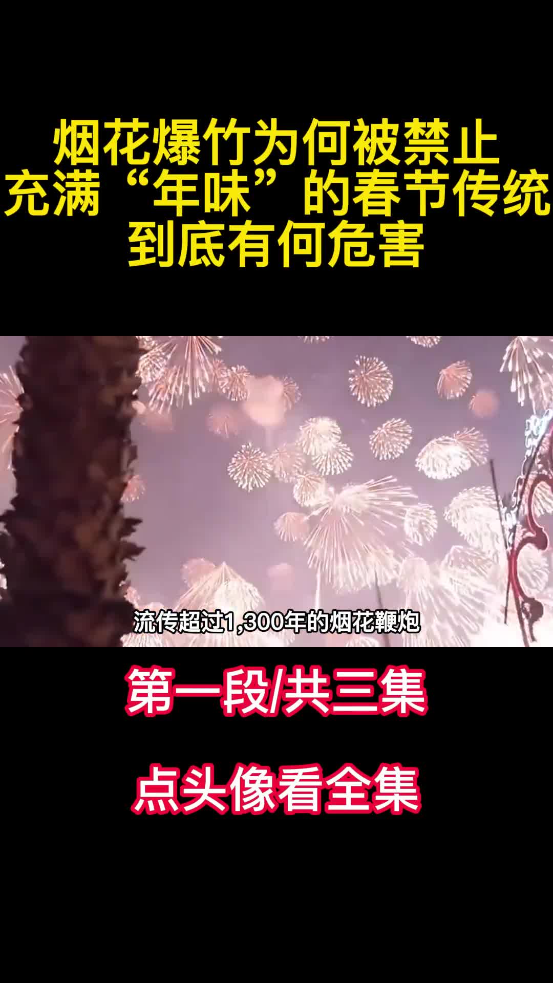 烟花爆竹为何被禁止充满年味的春节传统到底有何危害1