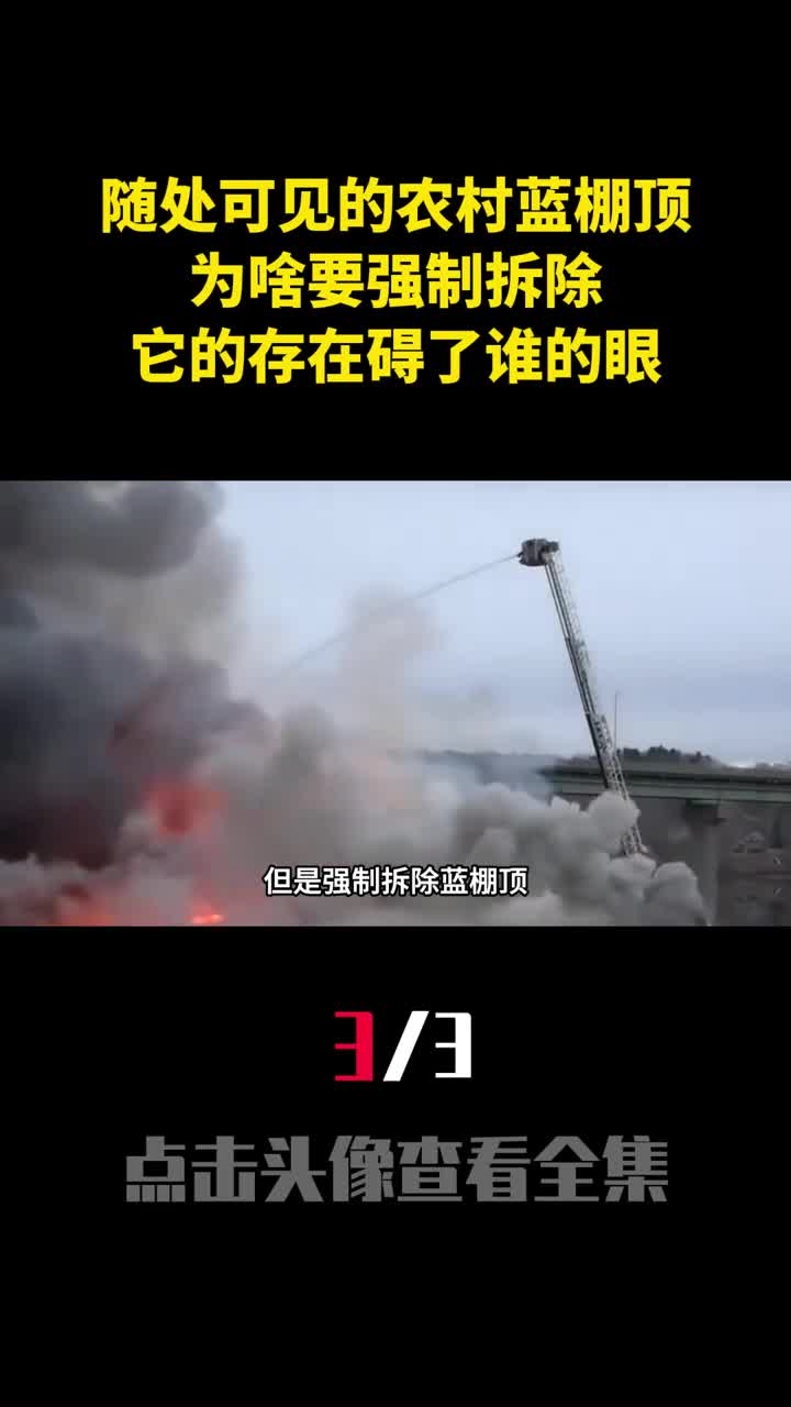 随处可见的农村蓝棚顶为啥要强制拆除它的存在碍了谁的眼3