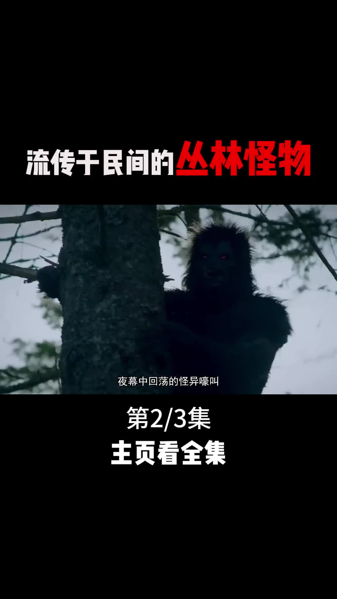 流传于民间的丛林怪物神出鬼没诡异离奇2