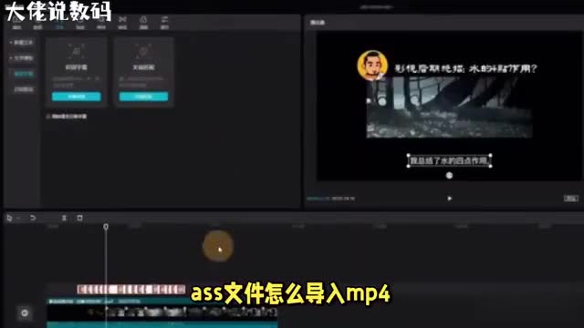 ASS文件如何导入MP4一条视频教会你