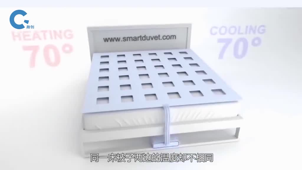 一床被子两边的温度却不同还可以自动铺床这是什么黑科技