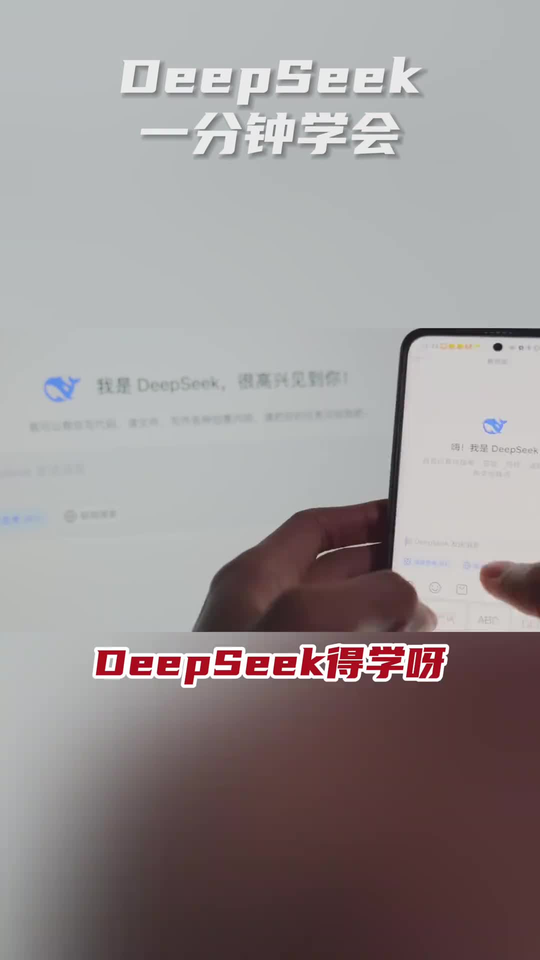 DeepSeek一分钟学会