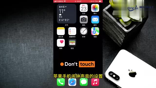 苹果闹钟声音设置在哪