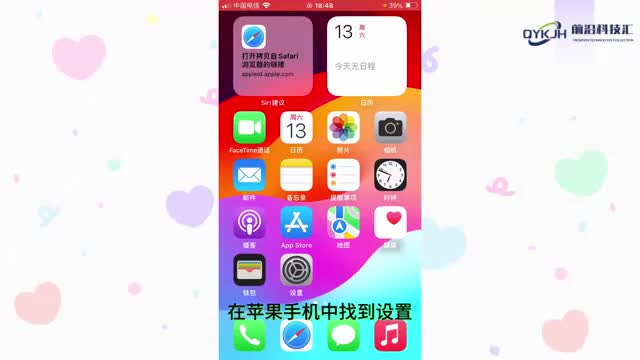 苹果14怎么设置来电闪光灯