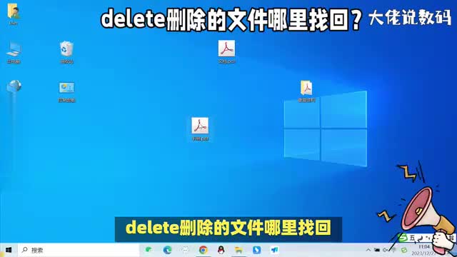 delete删除的文件哪里找回这几个方法帮你解决