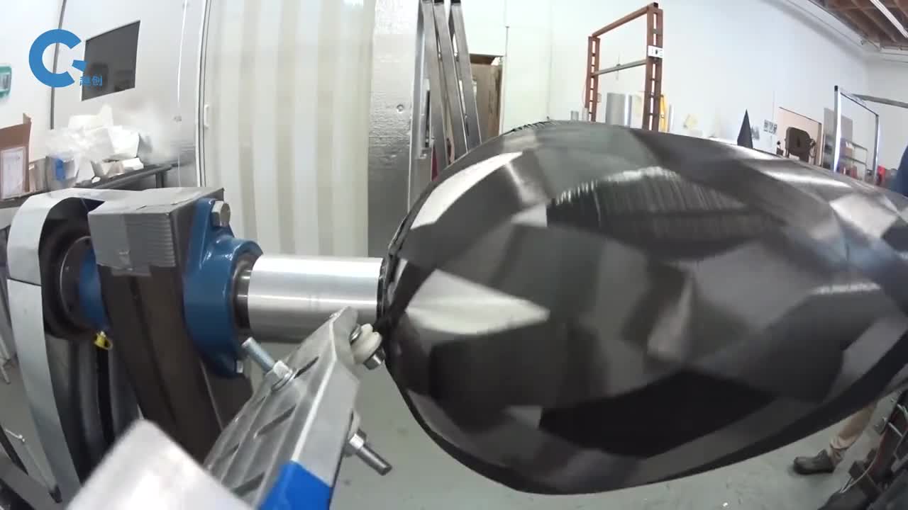 不可思议的缠绕成型绕着绕着一个罐子就出来了