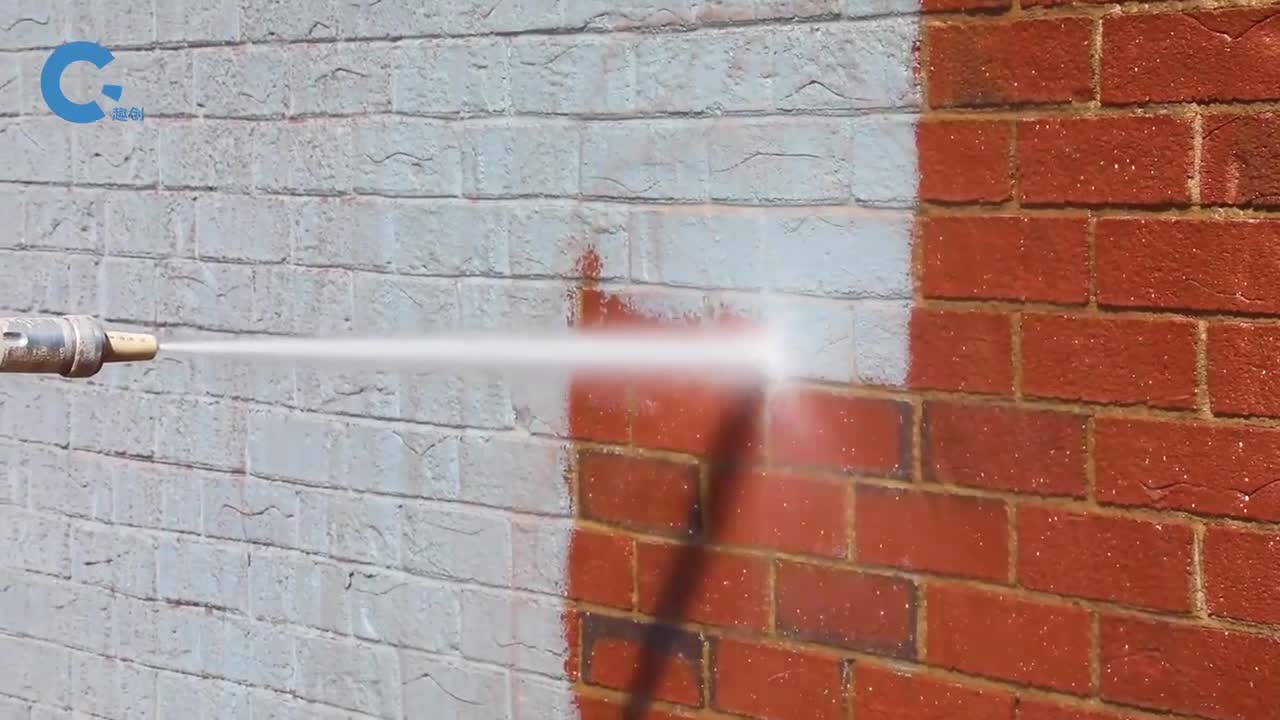 不可思议的喷沙清理机专门清理涂鸦和油漆
